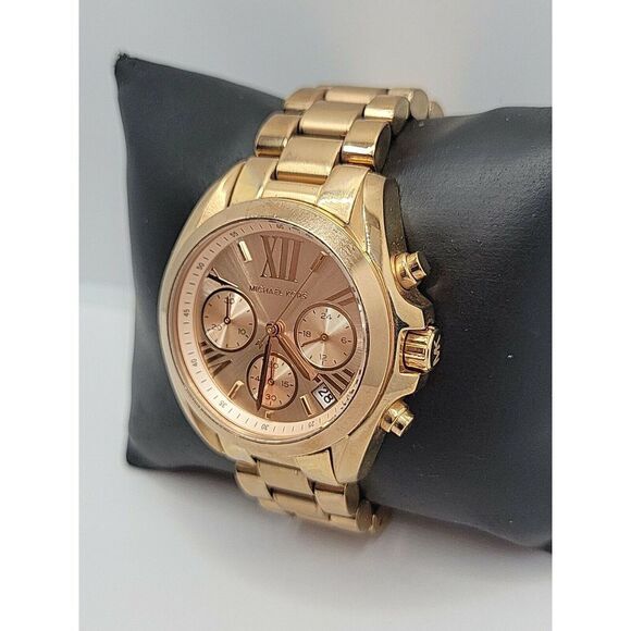 Michael Kors Bradshaw MK5799 Women StainlessSteel Analog Dial Quartz Watch AM143 - Picture 2 of 10